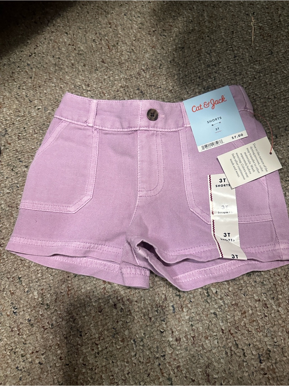 Cat & Jack Pastel Purple Girls' Shorts